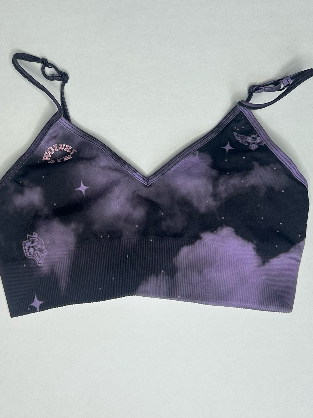 Darc Sport Wolves v2 “Emerson Seamless” sports bra purple desert night sky M